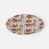 Najaar leves Pattern Papieren Bordje (Gekanteld)