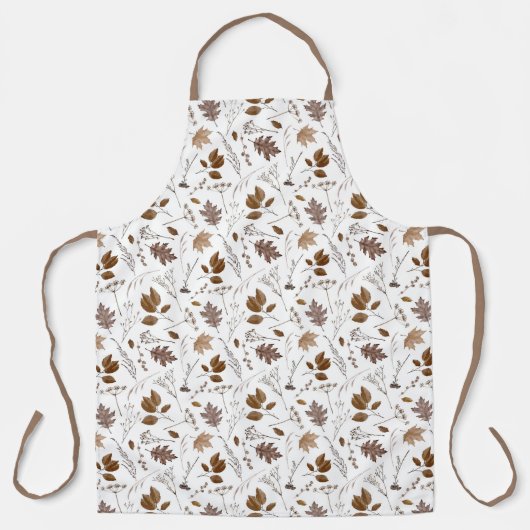 Najaar leves Pattern Schort (Voorkant)