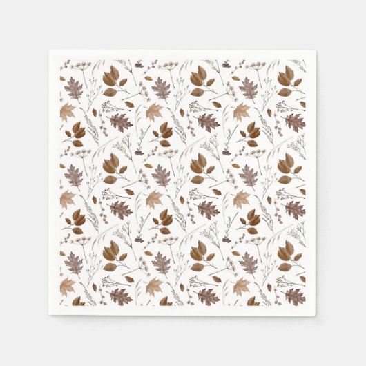 Najaar leves Pattern Servet (Voorkant)