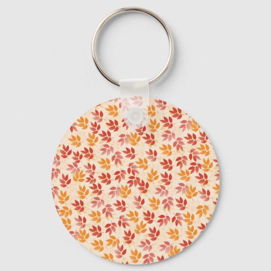 Najaar leves Pattern Sleutelhanger (Voorkant)