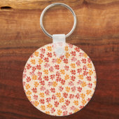 Najaar leves Pattern Sleutelhanger (Voorkant)