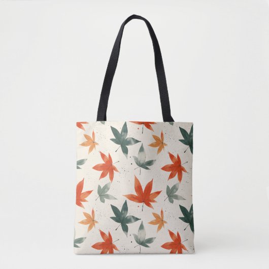 Najaar leves Pattern Tote Bag (Voorkant)