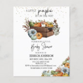 Najaar Little Pumpkin Waterverf Baby shower (Voorkant)