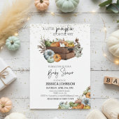 Najaar Little Pumpkin Waterverf Baby shower Kaart