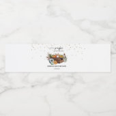 Najaar Little Pumpkin Waterverf Baby shower Waterfles Etiket (Enkel label)