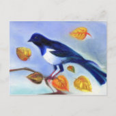 Najaar Magpie 2012 Briefkaart (Voorkant)