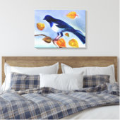 Najaar Magpie 2012 Canvas Afdruk (Insitu (Slaapkamer))