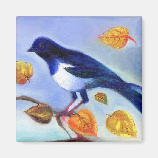 Najaar Magpie 2012 Magneet (Voorkant)