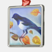Najaar Magpie 2012 Metalen Ornament (Links)