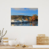 Najaar meer Winnipesaukee Meredith Marina Poster (Keuken)