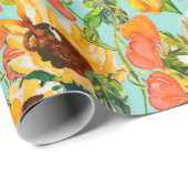 Najaar naadloos patroon cadeaupapier (Rol Hoek)