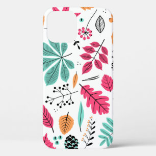 Najaar naadloos patroon met bladeren, najaarblad b Case-Mate iPhone case
