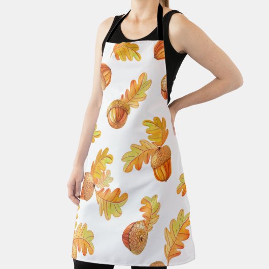 najaar naadloos patroon met kleurrijke eikenblader schort (Insitu)