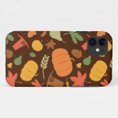 Najaar naadloze achtergrond, dag Thanksgiving. Case-Mate iPhone Case (Achterkant (horizontaal))