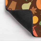 Najaar naadloze achtergrond, dag Thanksgiving. Muismat (Hoek)