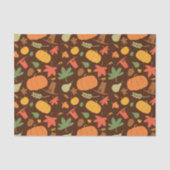 Najaar naadloze achtergrond, dag Thanksgiving. Tissuepapier (Voorkant)