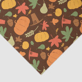 Najaar naadloze achtergrond, dag Thanksgiving. Tissuepapier (Detail)