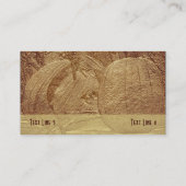 Najaar Natuur Visitekaartje pomkins (Achterkant)