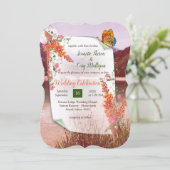 Najaar Neutraal toon Elegant Botanisch thema Uitno Kaart (Staand voorkant)