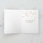 Najaar Oak in opendeurverjaardag Kaart (Binnen)