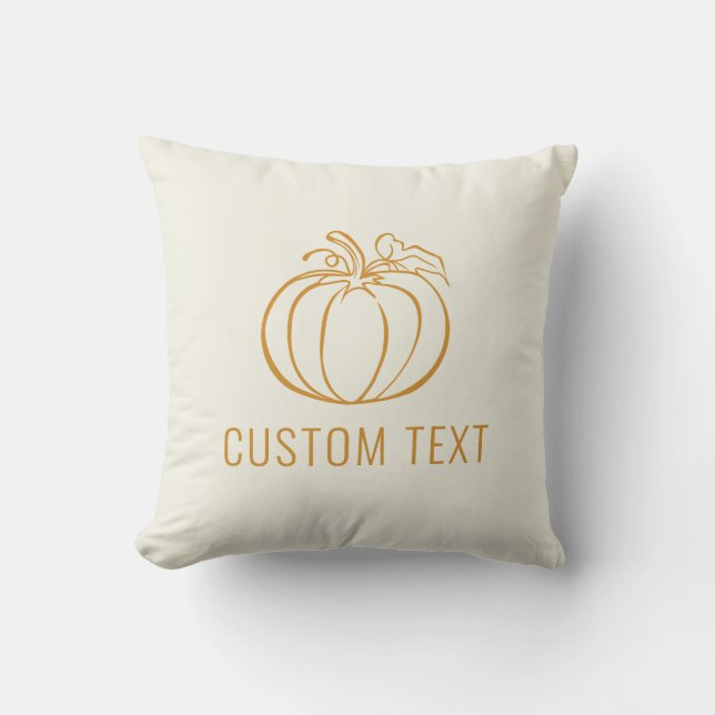 Najaar ontwerp Herfst Pumpkin-Thanksgiving Kussen (Voorkant)