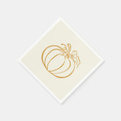 Najaar ontwerp Herfst Pumpkin-Thanksgiving Servet (Hoek)