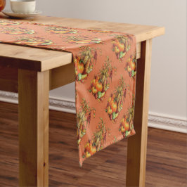 Najaar Oogst Thanksgiving Oranje Tafel Runner Lange Tafelloper