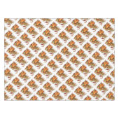 Najaar Oogst Thanksgiving Witte tafelkledij Tafelkleed (Voorkant (Horizontaal))