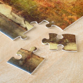 Najaar op de rivier legpuzzel (Zijkant)