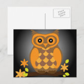 Najaar Oranje Briefkaart (Voorkant / Achterkant)