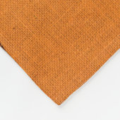 Najaar Oranje Gold Brown Patchwork Fleece Deken (Hoek)