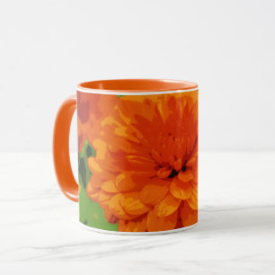 Najaar Oranje Mums Beverage Mok