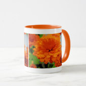 Najaar Oranje Mums Beverage Mok (Voorkant rechts)