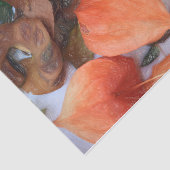 Najaar Oranje Plant Chinese lampions Tissuepapier (Detail)