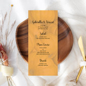 Najaar Oranje Pumpkins Wedding Menu