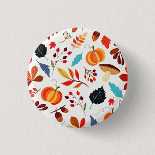Najaar Pattern Button Herfst