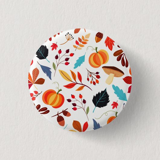 Najaar Pattern Button Herfst (Voorkant)