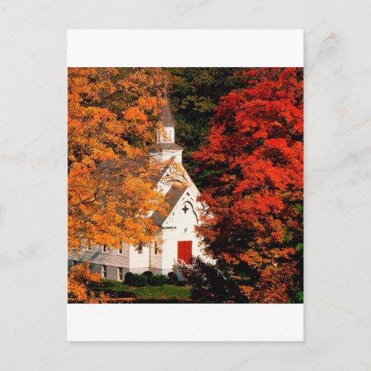 Najaar piek kleur Vermont Briefkaart (Voorkant)