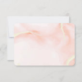 Najaar pomkin Sunflower Cute Fall Wedding RSVP Kaartje (Achterkant)