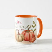 Najaar - pompoenen Hallo herfst Mok (Voorkant rechts)