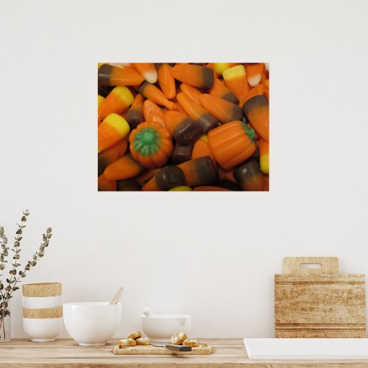 Najaar Poster Candy Corn (Keuken)