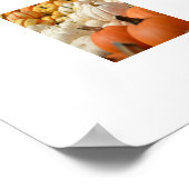 Najaar Poster Pumpkins (Hoek)