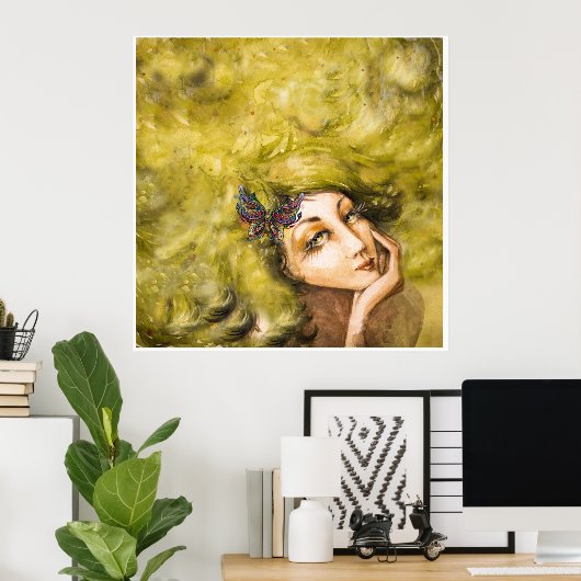 Najaar, Poster van de lente, van de zomer (Thuiskantoor)