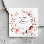 Najaar Romance Wreath Wedding Couples Shower Kaart