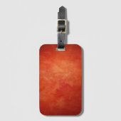 Najaar rood Oranje Abstract bagagelabel (Voorkant (verticaal))