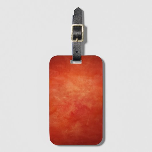 Najaar rood Oranje Abstract bagagelabel (Voorkant (verticaal))