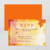 Najaar RSVP RSVP Kaartje (Voorkant / Achterkant)