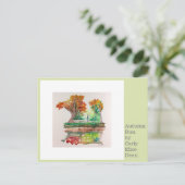 Najaar run briefkaart (Staand voorkant)