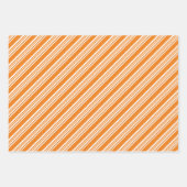 Najaar Seizoenstripe Patroon Inpakpapier Vel (Voorkant 2)