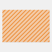 Najaar Seizoenstripe Patroon Inpakpapier Vel (Voorkant)